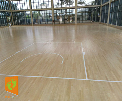 廊坊室内实木运动地板 室内篮球木地板安装价格